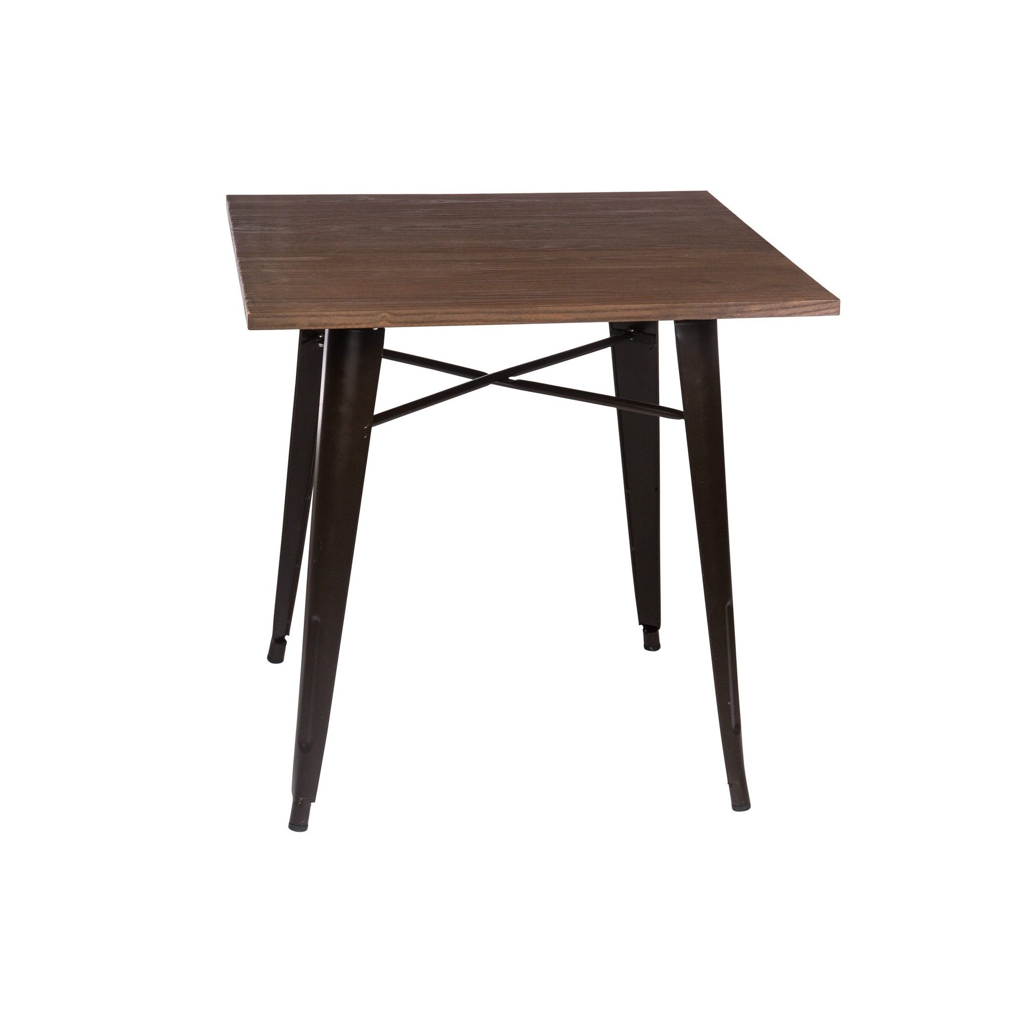 TABLE LANK WOOD 80X80 - Tables 