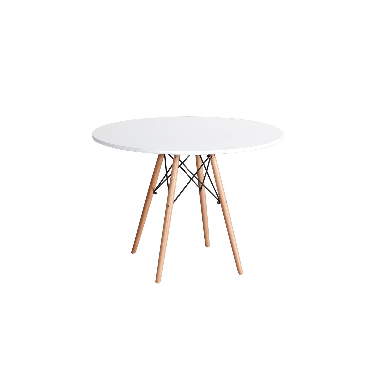 PACK TABLE TOWER WOOD BLANCHE Y 4 CHAISES TOWER WOOD EAU MARINE