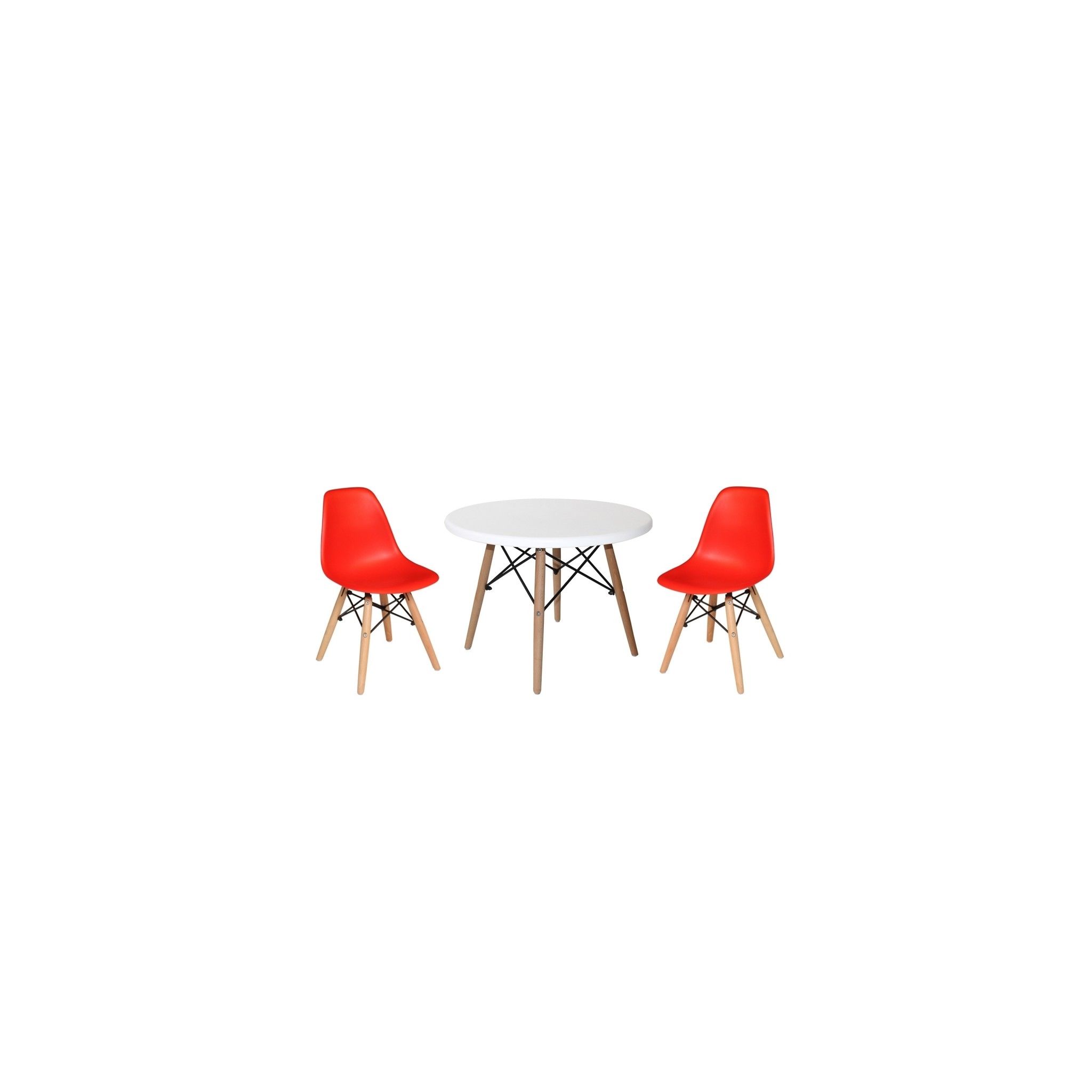 PACK TABLE ET 2 CHAISES BABY TOWER ROUGES