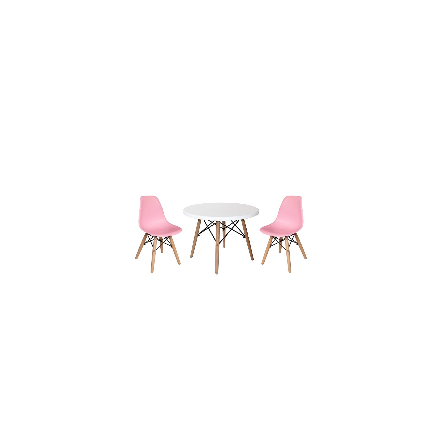 PACK TABLE ET 2 CHAISES BABY TOWER ROSES