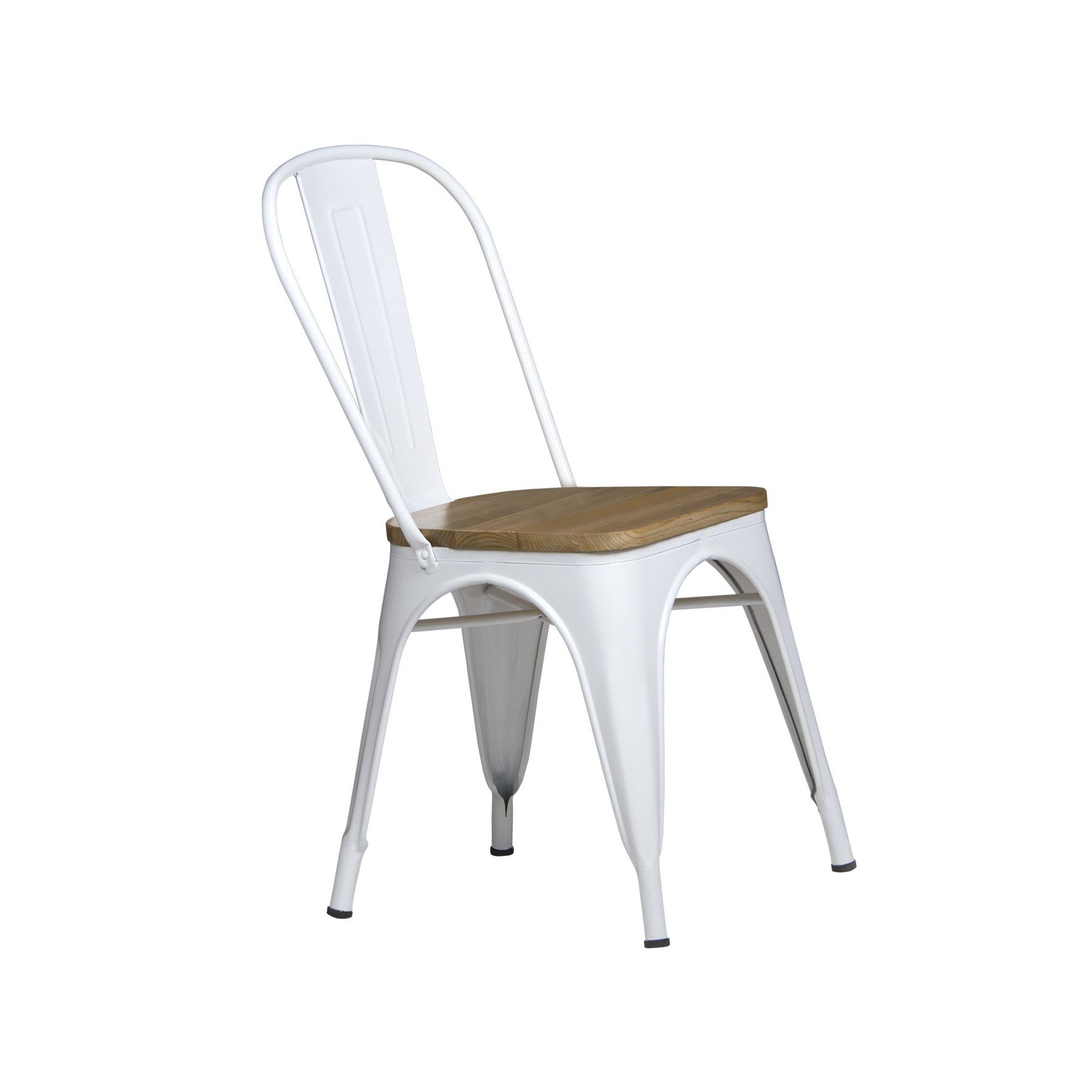 CHAISE LANK WOOD BLANCHE